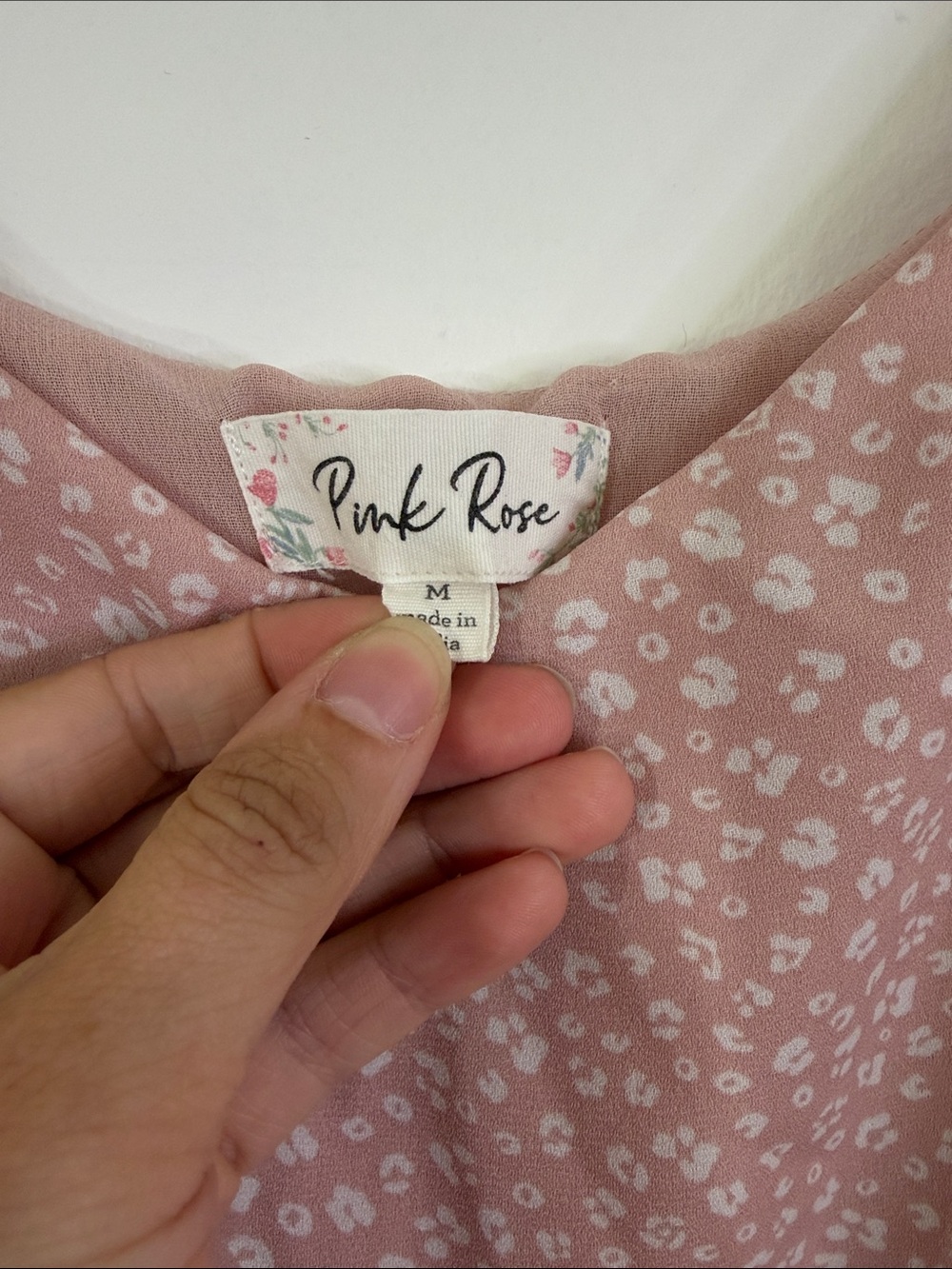 Pink Rose Pink Cheetah Print Tank - Picture 2 of 5